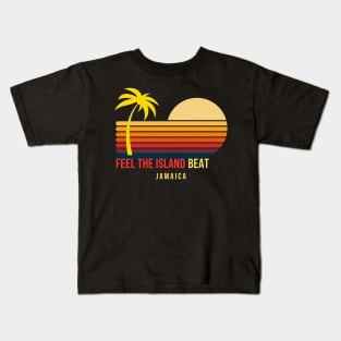 Feel The Island Beat Jamaica Kids T-Shirt